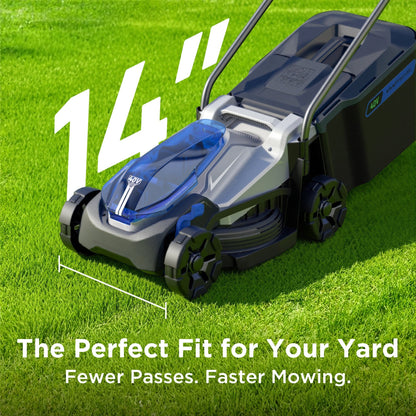 KraftSense U40X 40V Brushless Cordless 14-Inch Lawn Mower