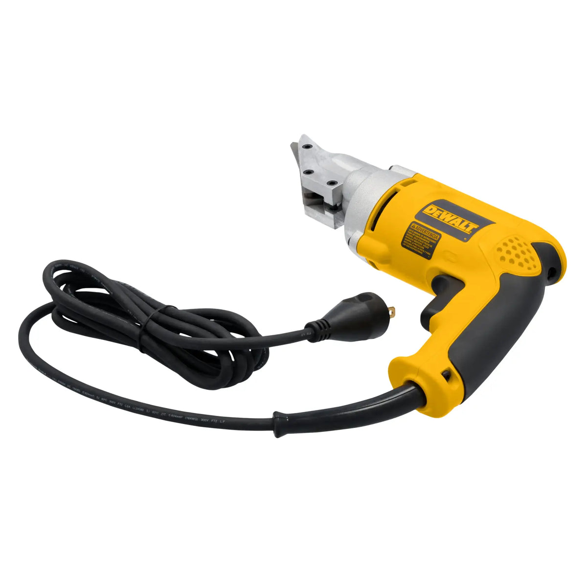 DEWALT DW890 18 Gauge Swivel Head Electric Metal Shear, 5 Amp, Corded, Variable Speed 100-2500 SPM