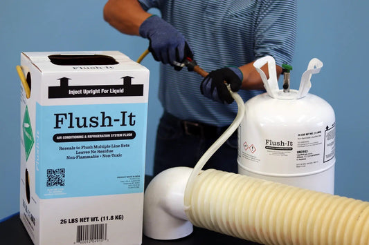 26lb Flush-It Refrigerant Cleaner with Gauge
