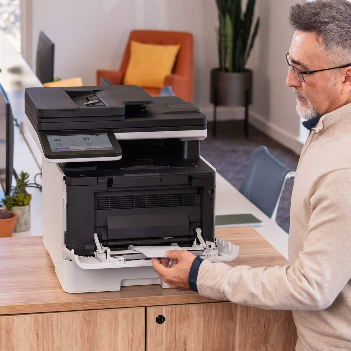Brother – MFC-L8930CDW Color Laser All-in-One Printer with Duplex Print, Scan, Copy and Low-Cost Printing – White