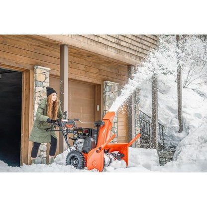 Ariens Deluxe 30 in. 301cc Electric Start 2-Stage Self-Propelled Gas Snow Blower with Heated Handgrips and LED Headlights 921071