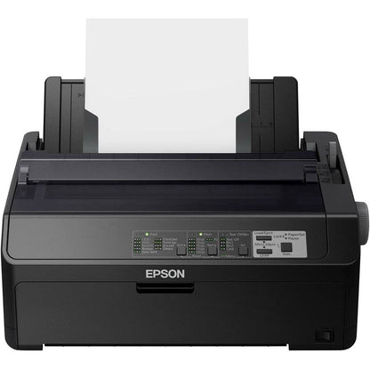 Epson – LQ-590II N 24-pin Dot Matrix Printer – Energy Star – 584 cps Mono – 8.50″ Width x 11″ Length – USB – Monochrome
