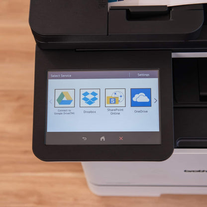 Brother – MFC-L8930CDW Color Laser All-in-One Printer with Duplex Print, Scan, Copy and Low-Cost Printing – White