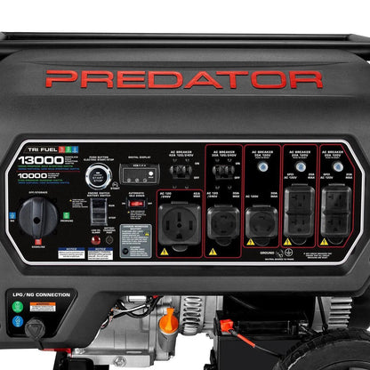 Harbor Freight PREDATOR 13,000 Watt Tri-Fuel Portable Generator with Remote Start and CO SECURE Technology, 49-State Compliant