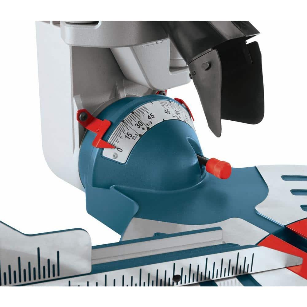 Bosch 15 Amp 12 in. Corded Dual-Bevel Sliding Glide Miter Saw with 60 Tooth Saw Blade GCM12SD