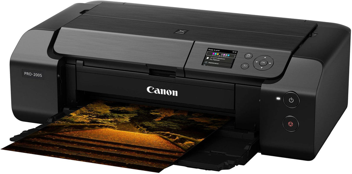Canon – PIXMA PRO-200S Professional Wireless Inkjet Photo Printer – Black