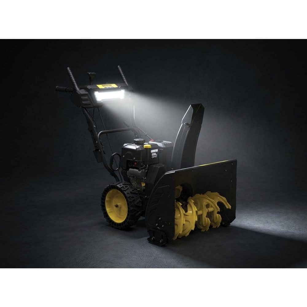 Champion Power Equipment 24 in. 209cc Electric Start 2-Stage Self-Propelled Gas Snow Blower with EZ Turn, LED Headlight and Chute Control 201327