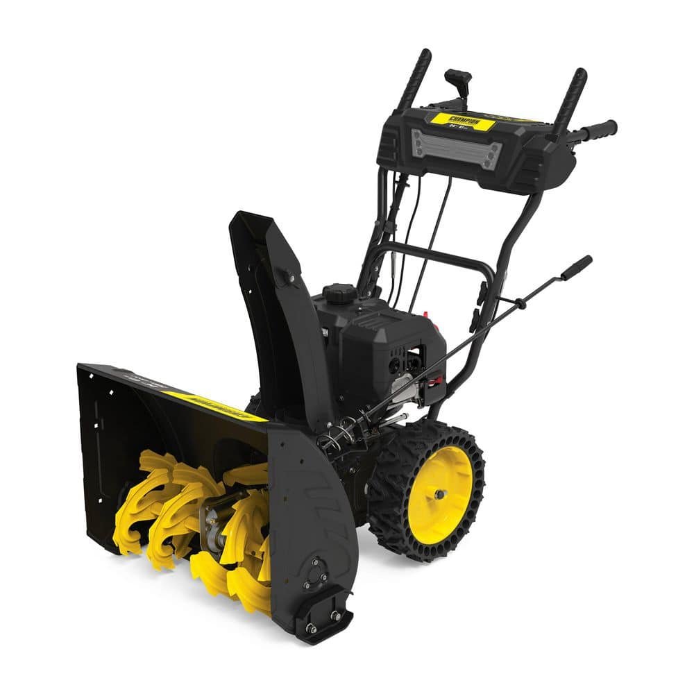 Champion Power Equipment 24 in. 209cc Electric Start 2-Stage Self-Propelled Gas Snow Blower with EZ Turn, LED Headlight and Chute Control 201327
