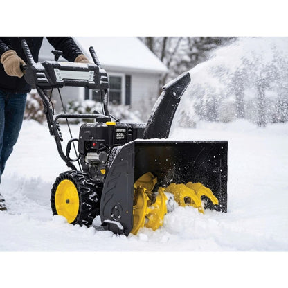 Champion Power Equipment 24 in. 209cc Electric Start 2-Stage Self-Propelled Gas Snow Blower with EZ Turn, LED Headlight and Chute Control 201327