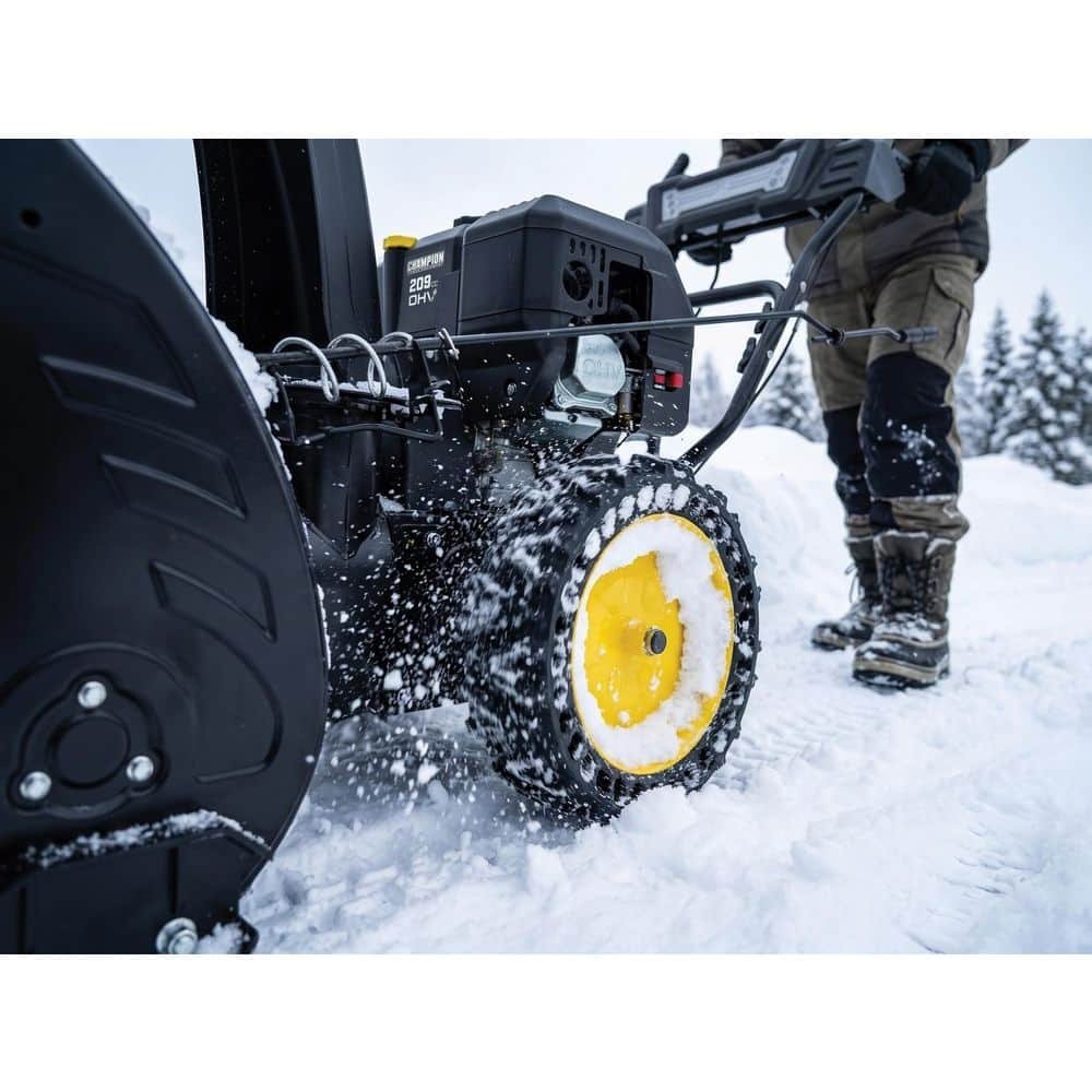Champion Power Equipment 24 in. 209cc Electric Start 2-Stage Self-Propelled Gas Snow Blower with EZ Turn, LED Headlight and Chute Control 201327