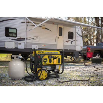 Champion Power Equipment 5300/4250-Watt Recoil Start Dual Fuel Portable Generator w/ Free 3-Year Warranty for RV and Home 201279