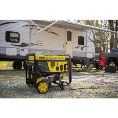 Champion Power Equipment 7850/6250-Watt Recoil Start Dual Fuel Portable Generator w/ Free 3-Year Warranty for Home Backup and Storm Prep 201463