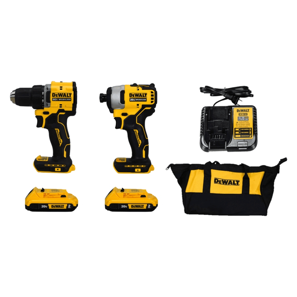 DEWALT 20V MAX XR Cordless Drywall Screwgun and Cut-Out Tool Combo Kit with (2) 2.0Ah Batteries and Charger – DCK263D2