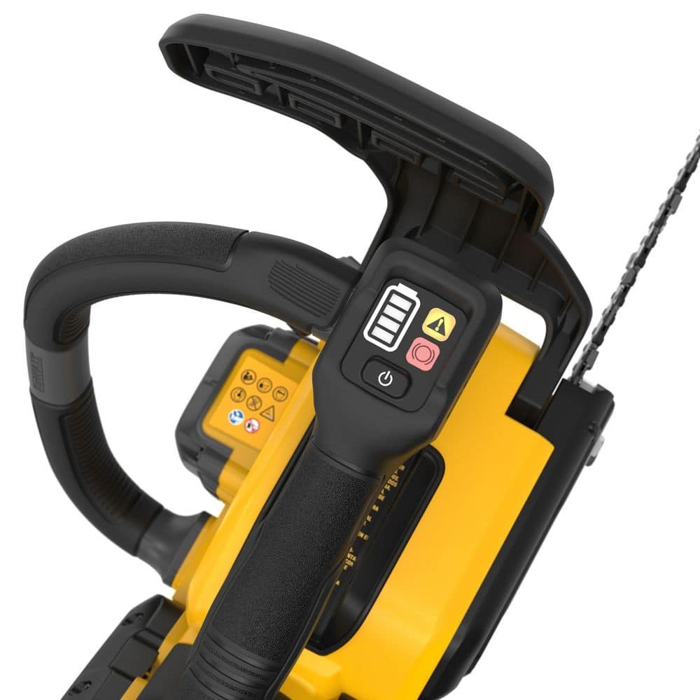 DEWALT FLEXVOLT 60V MAX 14 in. Brushless Cordless Battery Powered Top Handle Chainsaw Kit with (2) 3.0 Ah Batteries and Charger DCCS674X2