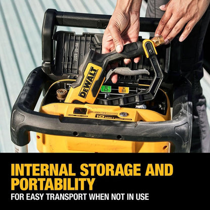 DEWALT 20V MAX 1600 PSI 1.2 GPM Cold Water Cordless Pressure Washer Kit with (2) FLEXVOLT 12 Ah Batteries and (2) Chargers DCPW1600Y2