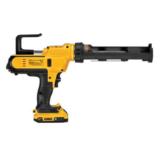 DEWALT 20V MAX 10 oz/300ml Cordless Adhesive Caulk Gun Kit, Variable Speed, Anti-Drip, with 2Ah Battery and Charger – DCE560D1