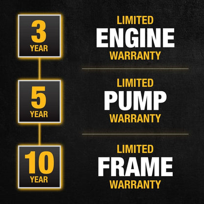 DEWALT 4400 PSI 4.0 GPM Gas Pressure Washer with Honda GX390 Engine, Heavy-Duty Commercial Cold Water Power Washer DXPW4440