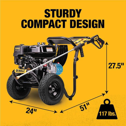 DEWALT 3800 PSI 3.5 GPM Gas Pressure Washer, Honda GX270 Engine, CAT Pump, Heavy-Duty Commercial Cold Water Power Washer DXPW60604