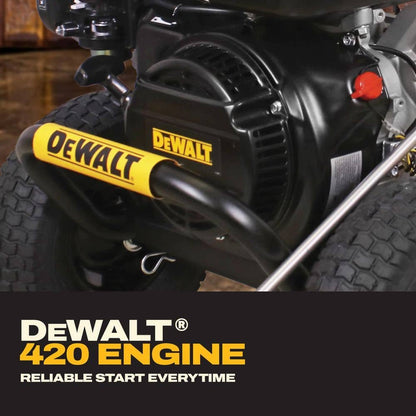 DEWALT 4400 PSI 4.0 GPM Gas Pressure Washer with 420cc Engine, Triplex Pump, Commercial Cold Water Power Washer DXPW61377
