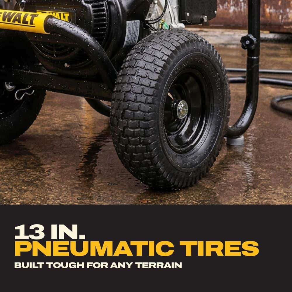 DEWALT 4400 PSI 4.0 GPM Gas Pressure Washer with 420cc Engine, Triplex Pump, Commercial Cold Water Power Washer DXPW61377