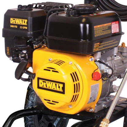 DEWALT 3100 PSI 2.3 GPM Gas Pressure Washer with Maintenance-Free Pump Reliable Residential Cold Water Power Washer DXPW61403-S