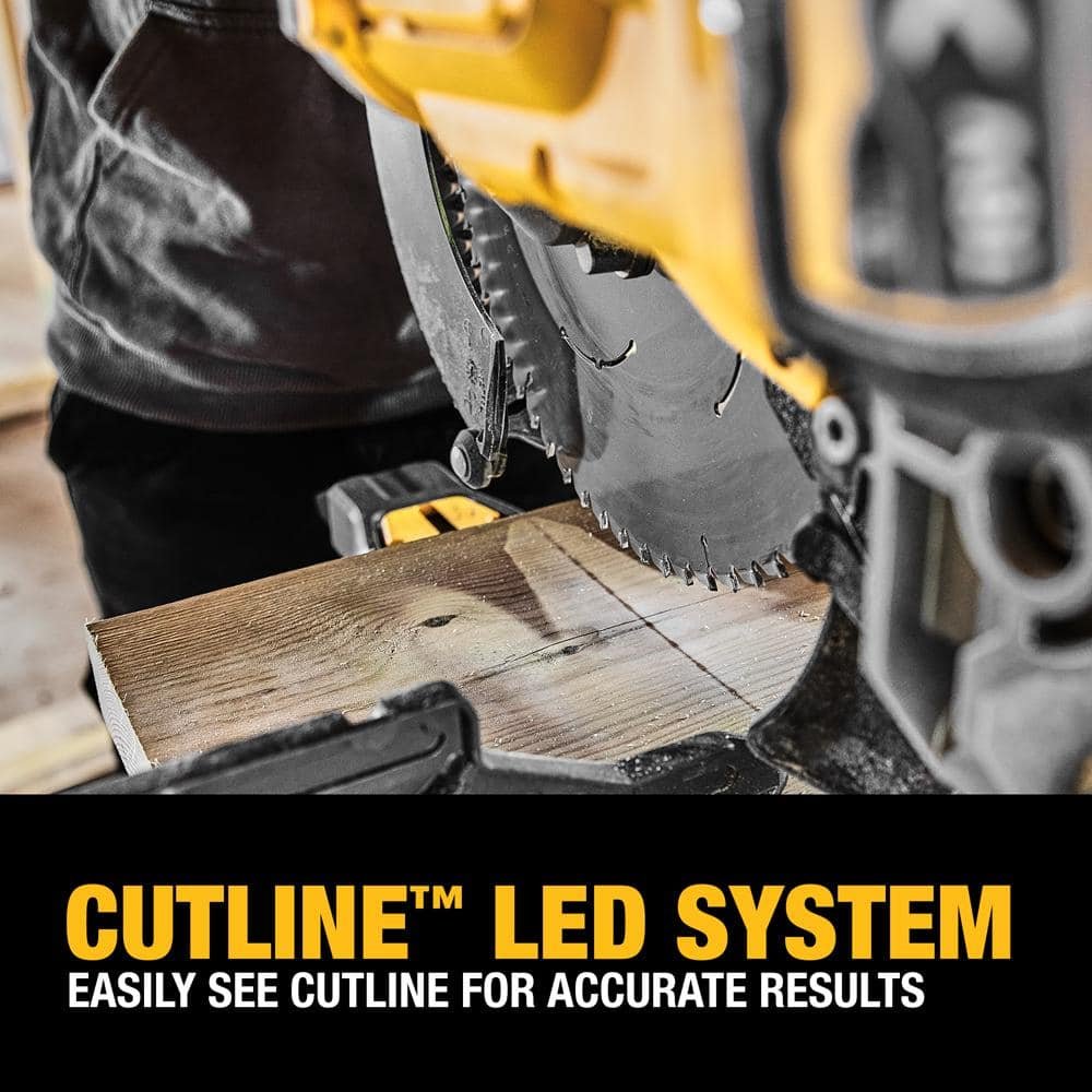 DEWALT 60V Lithium-Ion 12 in. Cordless Sliding Miter Saw (Tool Only) DCS781B