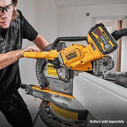 DEWALT 60V Lithium-Ion 12 in. Cordless Sliding Miter Saw (Tool Only) DCS781B