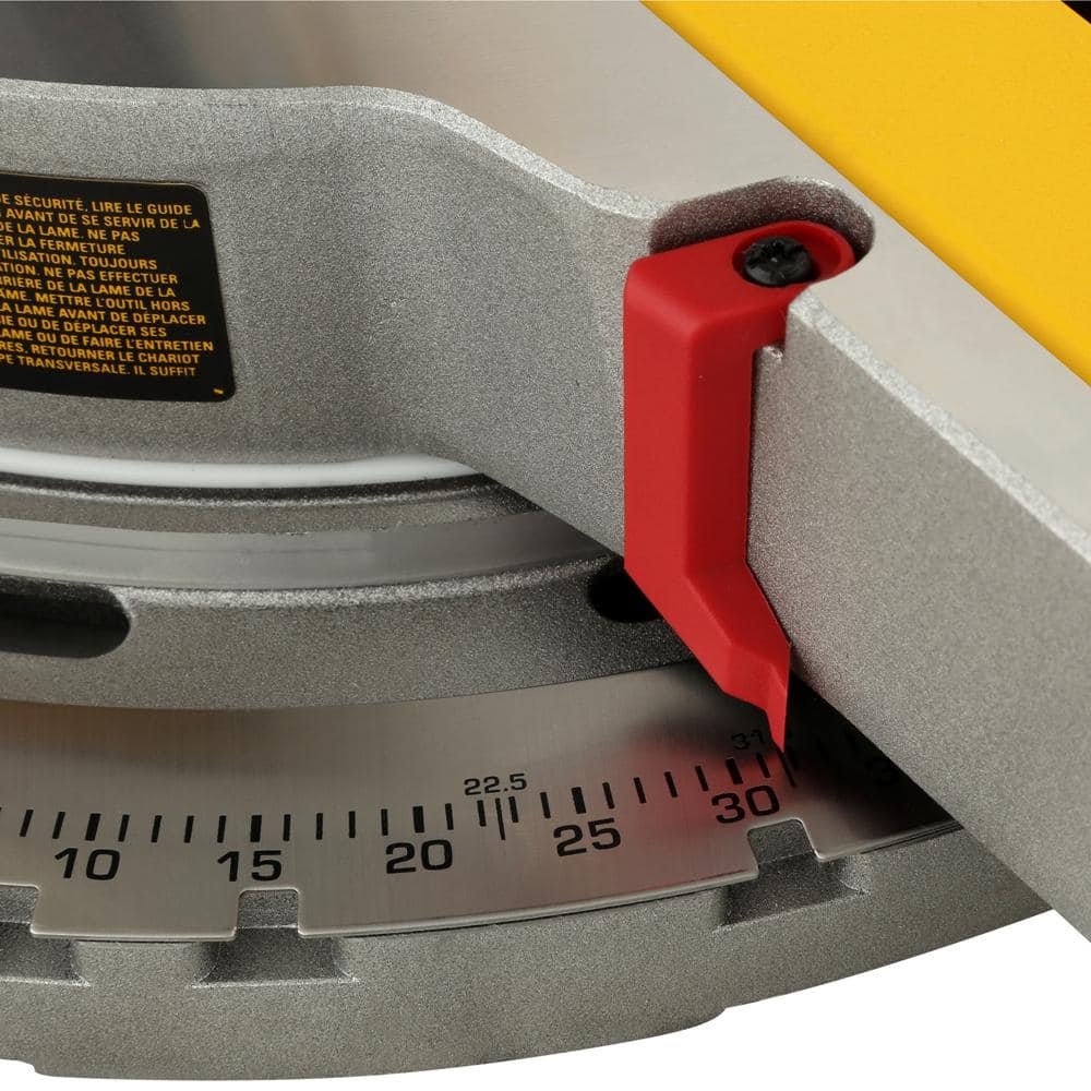 DEWALT 15 Amp Corded 12 in. Double Bevel Sliding Compound Miter Saw w/Blade Wrench, Material Clamp & Compact Miter Saw Stand DWS779WDWX724