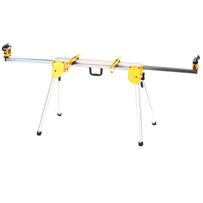 DEWALT 15 Amp Corded 12 in. Double Bevel Sliding Compound Miter Saw w/Blade Wrench, Material Clamp & Compact Miter Saw Stand DWS779WDWX724