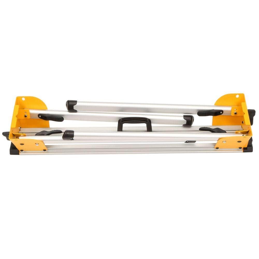 DEWALT 15 Amp Corded 12 in. Double Bevel Sliding Compound Miter Saw w/Blade Wrench, Material Clamp & Compact Miter Saw Stand DWS779WDWX724