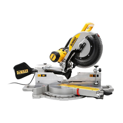 DEWALT 15 Amp Corded 12 in. Double Bevel Sliding Compound Miter Saw with XPS technology, Blade Wrench and Material Clamp DWS780