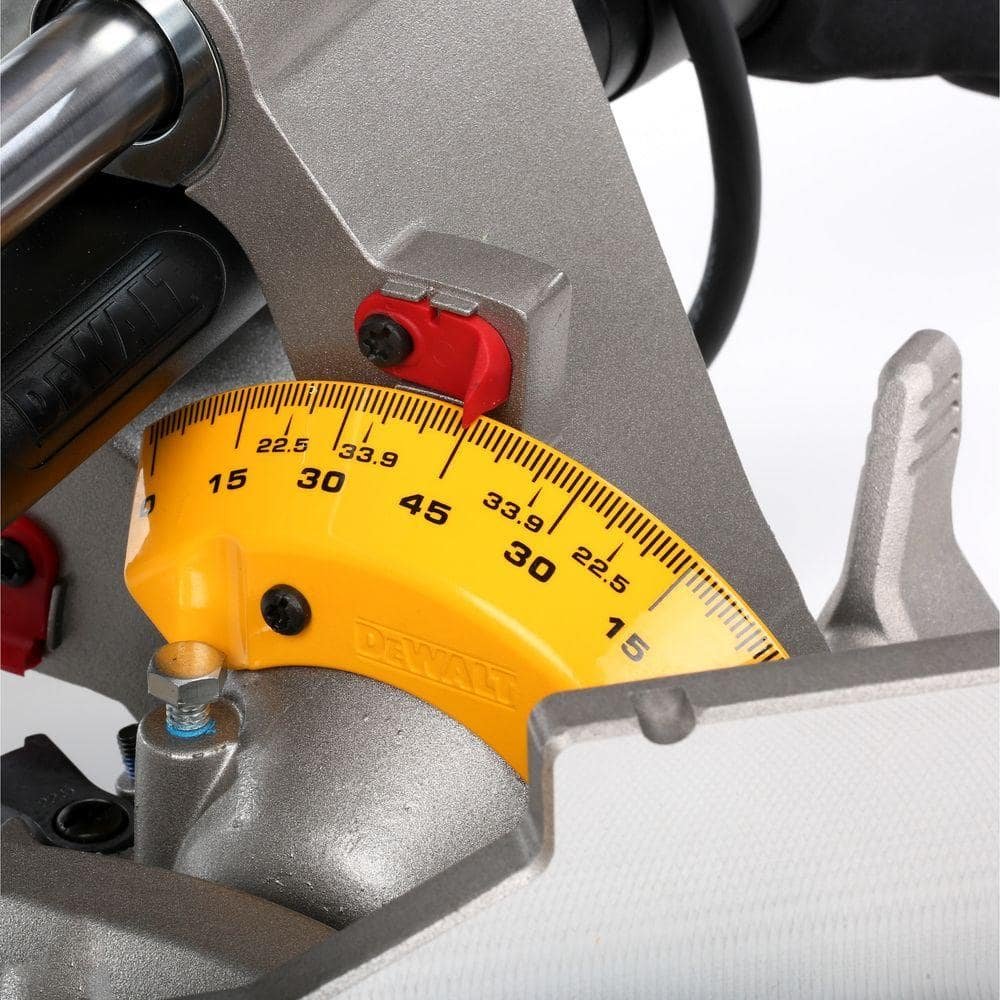 DEWALT 15 Amp Corded 12 in. Double Bevel Sliding Compound Miter Saw and Heavy Duty Miter Saw Stand with Wrench & Material Clamp DWS780WDWX723