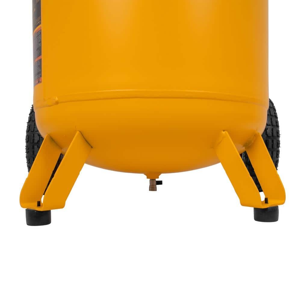 DEWALT 30 Gal., Max 175 psi Electric 6.2 SCFM at 90 psi, Single-Stage, Oil Lube, Vertical, Portable Air Compressor DXCM303.COM
