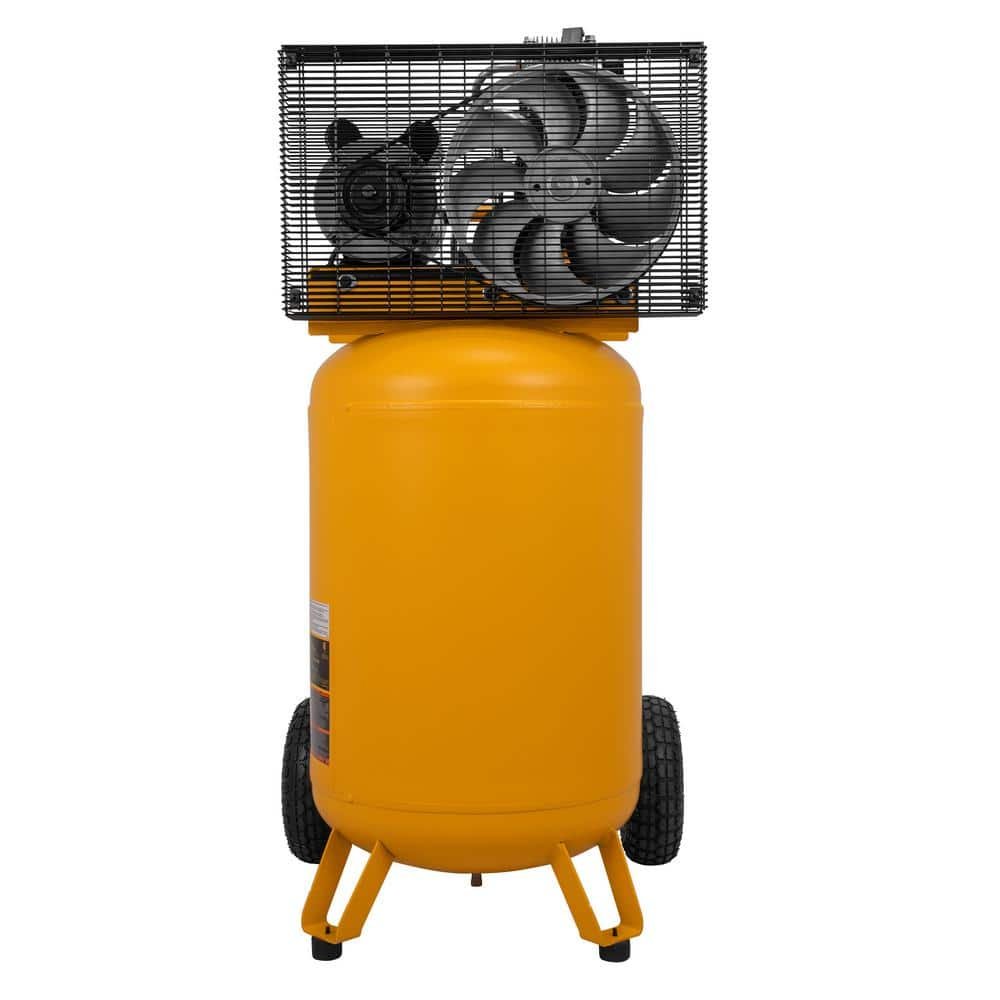 DEWALT 30 Gal., Max 175 psi Electric 6.2 SCFM at 90 psi, Single-Stage, Oil Lube, Vertical, Portable Air Compressor DXCM303.COM