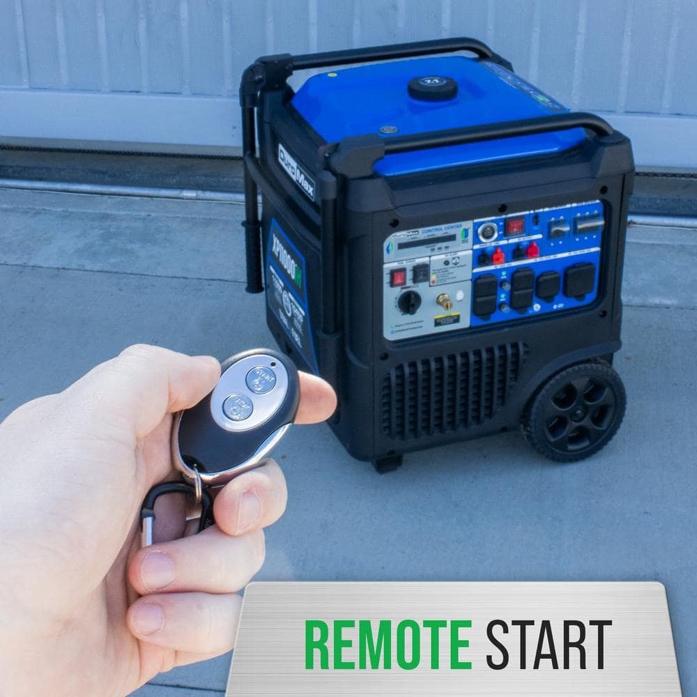 DUROMAX 11,000 Watt Remote Start Portable Dual Fuel Home Backup Inverter Generator w/CO Alert XP11000iH