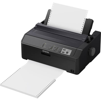 Epson – FX-890II 9-pin Dot Matrix Printer – Energy Star – 680 cps Mono – 8.50″ , 6.50″ , 9.50″ Width x 11″ – Monochrome
