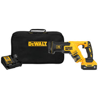 DEWALT 20V MAX XR Brushless Compact Reciprocating Saw Kit, 5.0 Ah Battery, Charger and Bag Included – DCS367P1