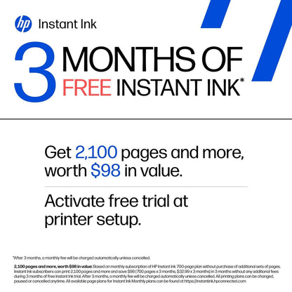HP – OfficeJet Pro 9730 Wireless Wide Format All-in-One Inkjet Printer, Scanner, Copier, AI-Enabled with 3 Mos of Instant Ink – White