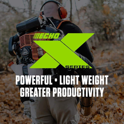ECHO 220 MPH 1110 CFM 79.9 cc Gas 2-Stroke X Series Backpack Blower with Tube-Mounted Throttle PB-9010T