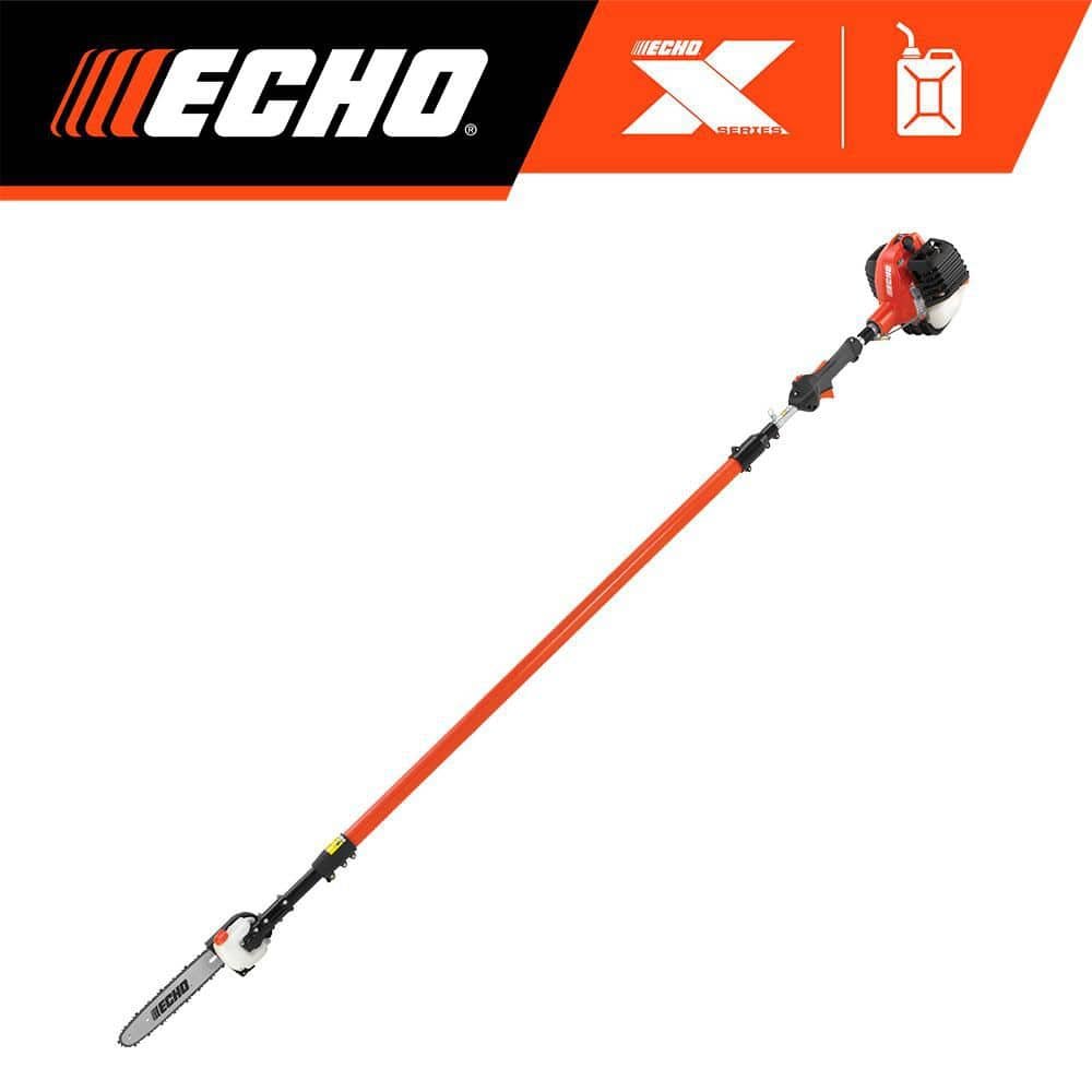 ECHO 12 in. 25.4 cc Gas 2-Stroke X Series Telescoping Power Pole Saw with Loop Handle and Shaft Extending to 12.1 ft. PPT-2620