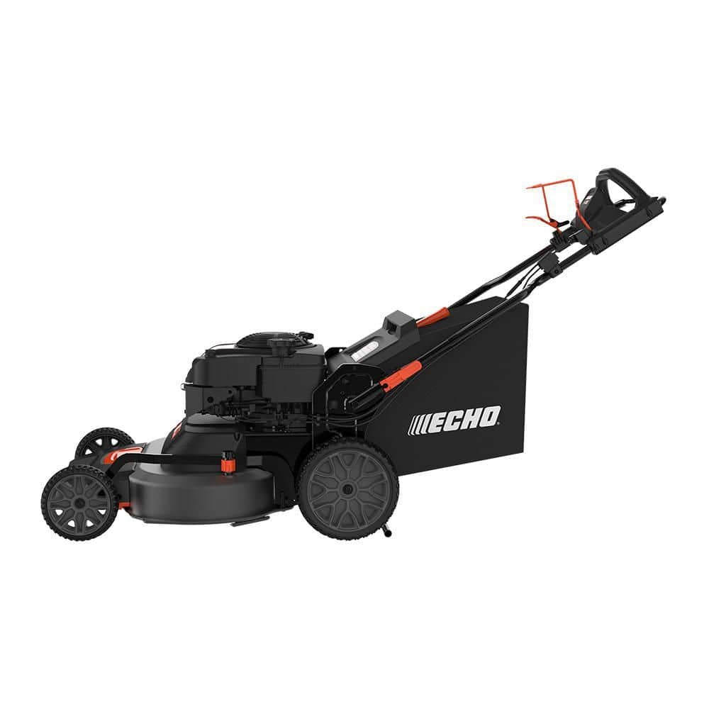 ECHO 30 in. 223 CC Briggs and Stratton Gas 3-in-1 Dual Twin Blade RWD Self-Propelled Wide Area Lawn Mower with ReadyStart LM-3022SP