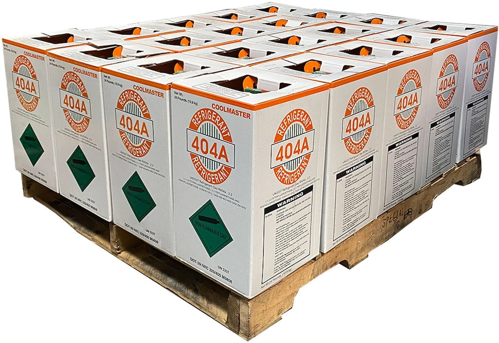 24 lbs R-404A Refrigerant, Factory Sealed, 100% Virgin - USA Brand
