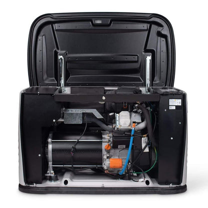 Generac 26kW Air-Cooled Auto Start Natural Gas or Propane Whole House Generator and 200 Amp Transfer Switch w/ Smart Monitoring 7328