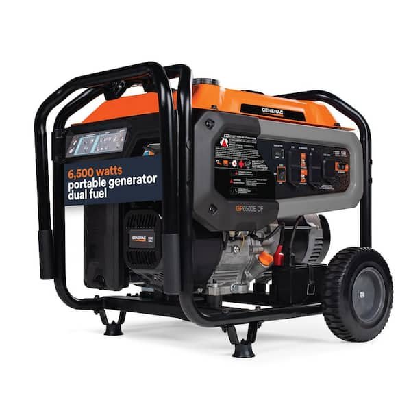 Generac 8125/6500-Watt-Electric Switch Duel Fuel Gasoline/Propane-Portable Generator w/ Cosense 81531