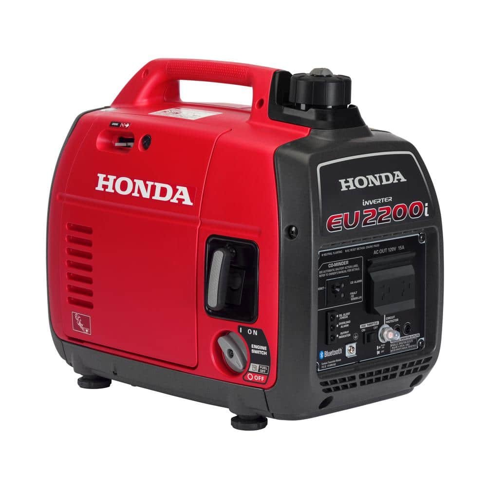Honda 2,200-Watt/1,800-Watt Recoil Start Gasoline Powered Inverter Generator with Advanced CO Shutdown EU2200iTAN4