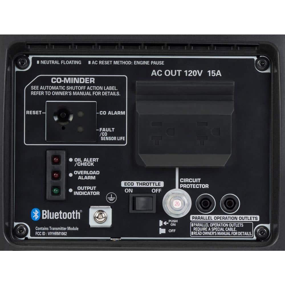 Honda 2,200-Watt/1,800-Watt Recoil Start Gasoline Powered Inverter Generator with Advanced CO Shutdown EU2200iTAN4