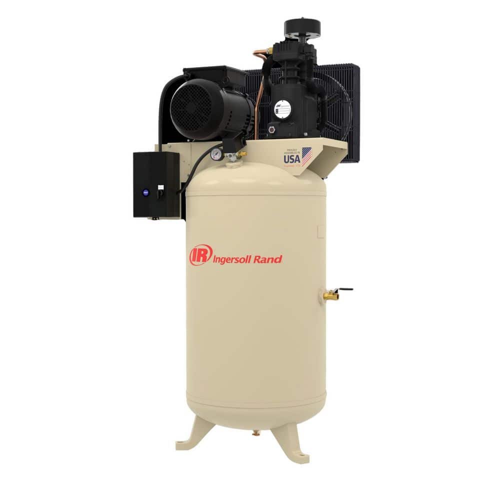 Ingersoll Rand 80 Gal. 175 PSI Vertical 7.5 HP 230-Volt 1-Phase Two Stage Electric Air Compressor 2200N7.5