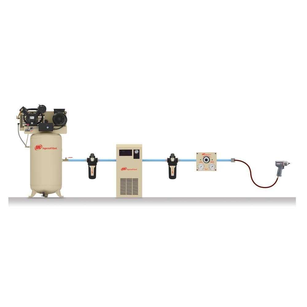 Ingersoll Rand 60 Gal. 135 PSI SS3 Vertical 3 HP 230-Volt 1-Phase Single-Stage Stationary Electric Air Compressor SS3L3