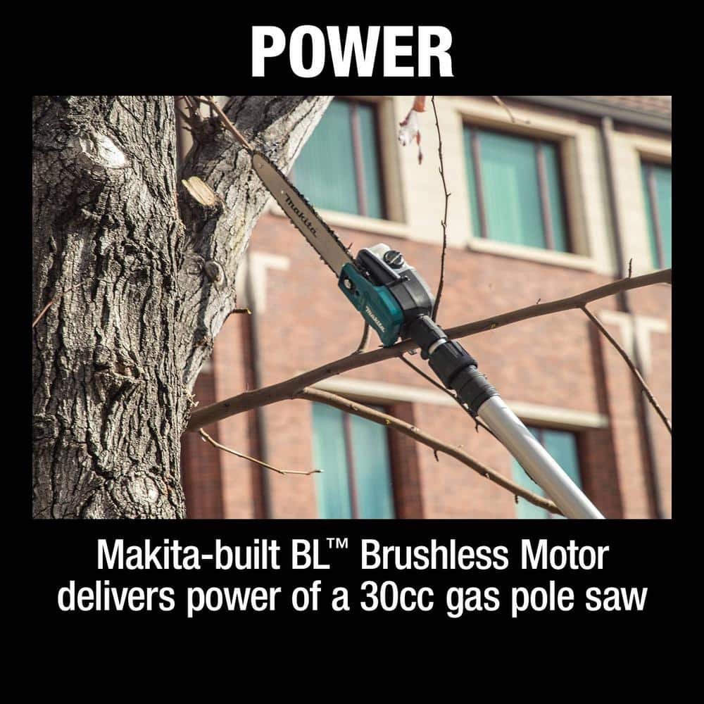 Makita LXT 18V X2 (36V) Lithium-Ion Brushless Cordless 10 in. Telescoping Pole Saw, 13 ft. L (Tool Only) XAU02ZB
