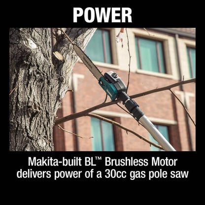 Makita LXT 18V X2 (36V) Lithium-Ion Brushless Cordless 10 in. Telescoping Pole Saw, 13 ft. L (Tool Only) XAU02ZB